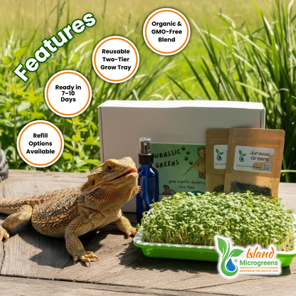 Organic Reptile Microgreens Seed Refill Subscription